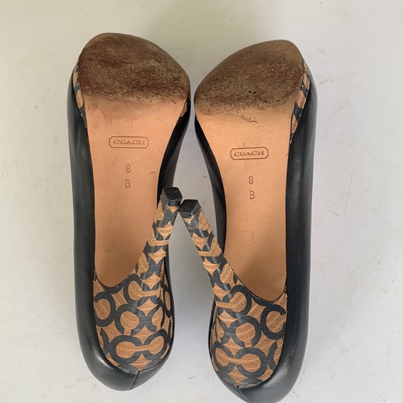 COACH Signature Alexa Black Pumps - Picture 15 of 16